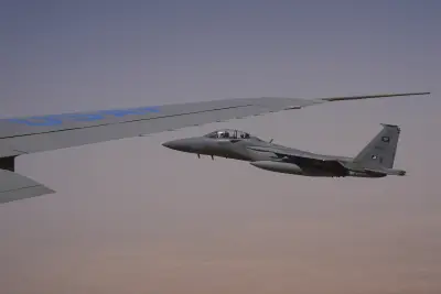 Trump arrives in Saudi Arabia — after Air Force One receives fighter-jet escort
