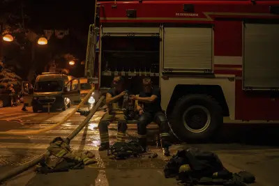 Kyiv comes under large-scale Russian drone and missile attack hours after prisoner swap