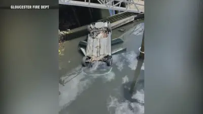 Off-duty firefighter and fisherman rescue 3 women after car plunges into water in Massachusetts
