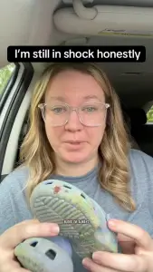 Relieved mom credits 3-year-old daughter’s Crocs for saving her foot after ‘freak accident’ with lawnmower