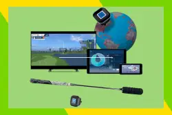 Turn your apartment into a golf course with this home simulator and swing trainer